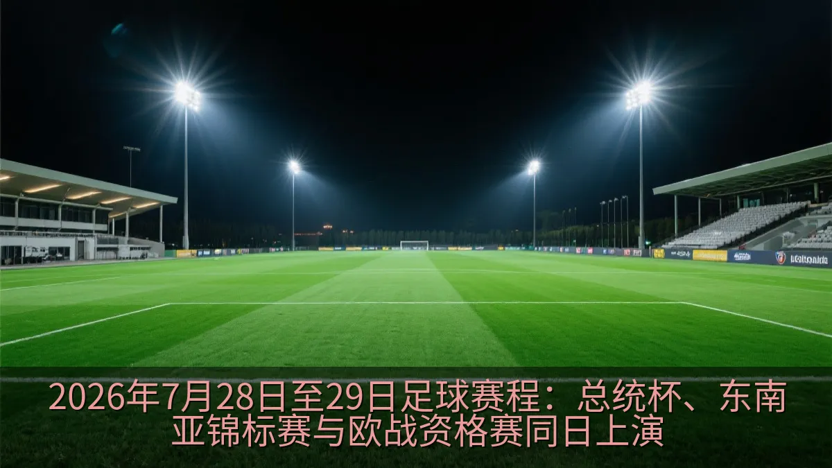 2026年7月28日至29日足球赛程：总统杯、东南亚锦标赛与欧战资格赛同日上演