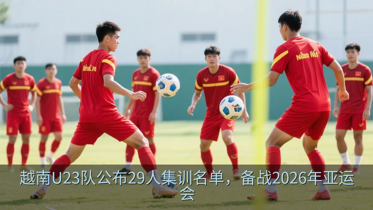 越南U23队公布29人集训名单，备战2026年亚运会